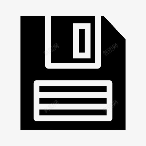 软盘保存存储图标svg_新图网 https://ixintu.com 保存 存储 软盘