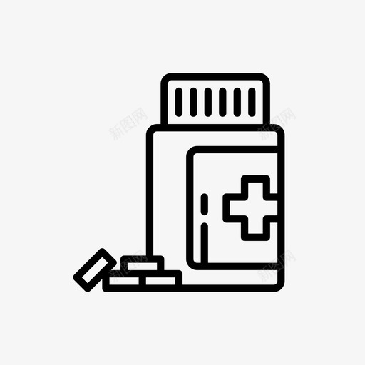 药物健康医院图标svg_新图网 https://ixintu.com 健康 医学概述 医院 药丸 药物