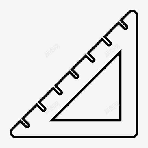 三角尺建筑图纸图标svg_新图网 https://ixintu.com 三角尺 图纸 工业 建筑 比例尺