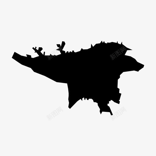 德黑兰城市地图伊朗图标svg_新图网 https://ixintu.com 伊朗 城市 城市地图 德黑兰