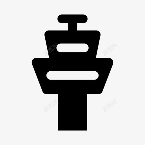 机场交通管制降落带塔楼图标svg_新图网 https://ixintu.com 塔楼 机场交通管制 材料设计假日标志 降落带