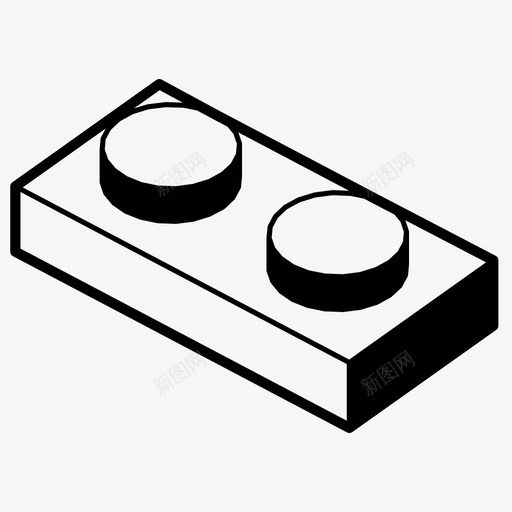 乐高积木积木建筑图标svg_新图网 https://ixintu.com 乐高积木 建筑 游戏 玩具 积木