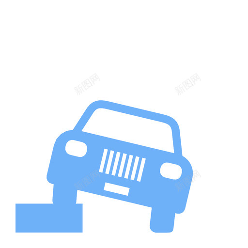 停车不当车人行道图标svg_新图网 https://ixintu.com 人行道 停车不当 车 错