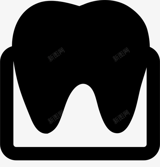 牙科解剖学健康医疗保健图标svg_新图网 https://ixintu.com smashiconsmedicalmdsolid 健康 医学 医疗保健 牙科解剖学