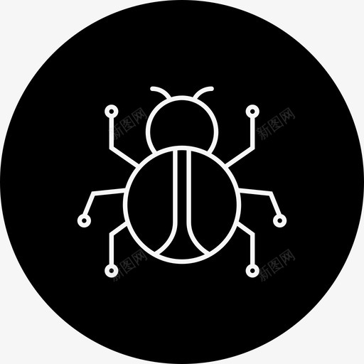 错误连接犯罪图标svg_新图网 https://ixintu.com 垃圾邮件 犯罪 病毒 网络犯罪轮差 连接 错误