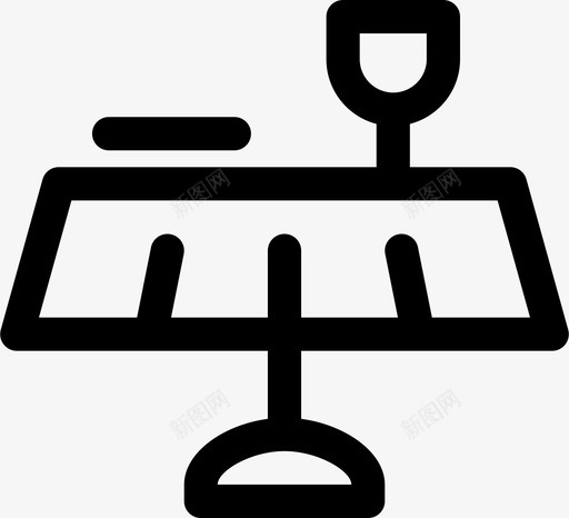 餐桌晚餐菜肴图标svg_新图网 https://ixintu.com 家具 晚餐 玻璃 菜肴 葡萄酒 餐厅 餐桌