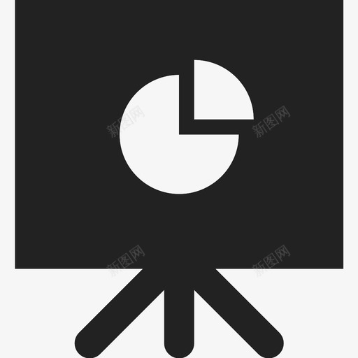 演示商务管理图标svg_新图网 https://ixintu.com 会议 办公室 商务 演示 管理