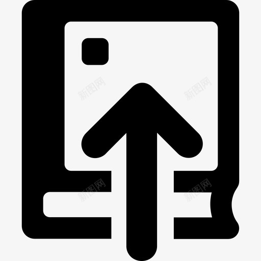图书上传网络接口图标svg_新图网 https://ixintu.com 图书上传 网络接口