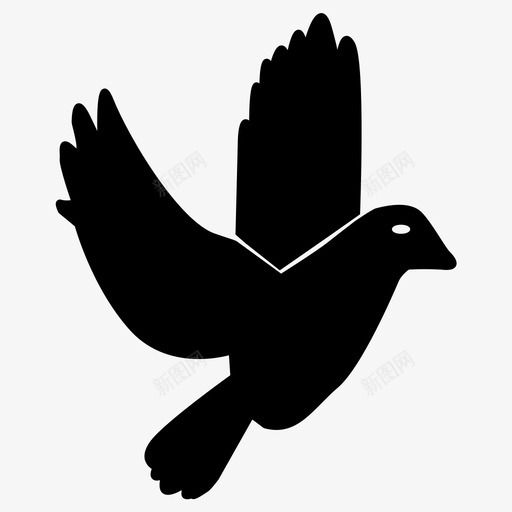 鸽子小鸟苍蝇图标svg_新图网 https://ixintu.com 婚礼 小鸟 心 情人节收藏 爱情 自由 苍蝇 鸽子