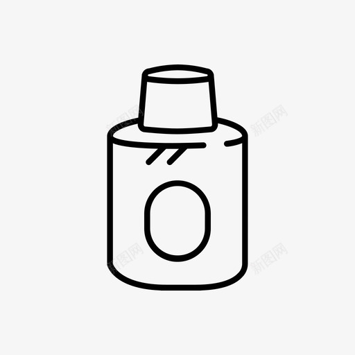 须后水香油奶油图标svg_新图网 https://ixintu.com 奶油 护肤品 油 美容用品 肥皂 须后水 香油