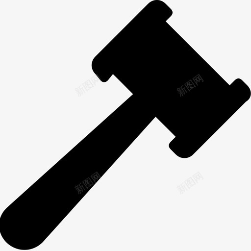 木槌拍卖正义图标svg_新图网 https://ixintu.com 拍卖 木槌 正义 法律 网络和用户界面图标