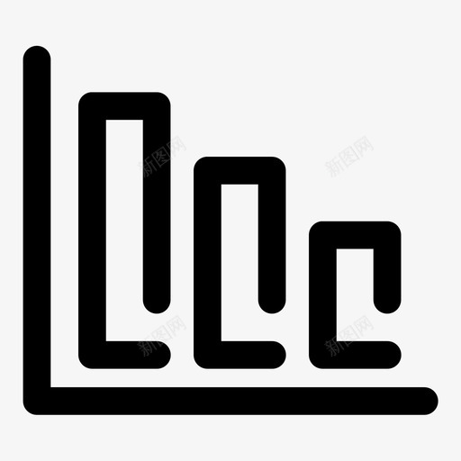 条形图信息图业务缺口严重图标svg_新图网 https://ixintu.com 业务缺口严重 信息图 条形图
