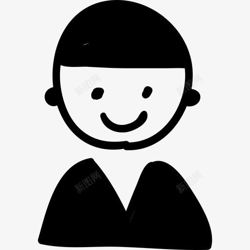 女人人手绘教育图标svg_新图网 https://ixintu.com 人 女人 手绘教育