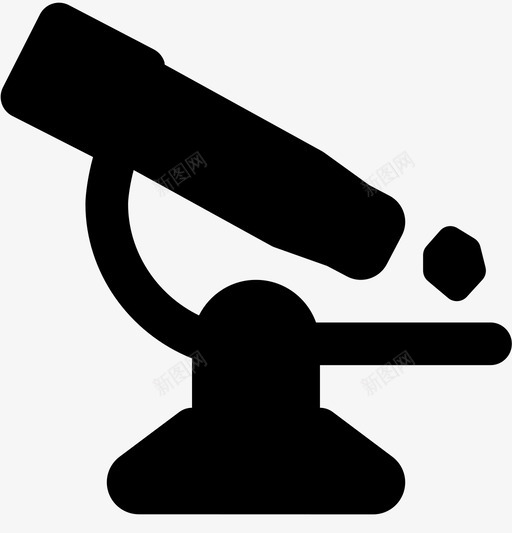 电子显微镜教育学习图标svg_新图网 https://ixintu.com 学习 教育 电子显微镜 砸图标教育md固体