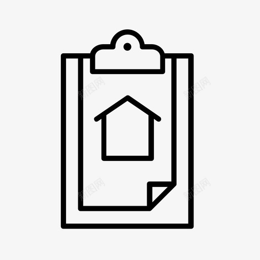 物业经理找房子检查图标svg_新图网 https://ixintu.com 房地产 房地产经纪人 找房子 检查 物业经理