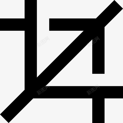 裁剪裁剪工具工具图标svg_新图网 https://ixintu.com photoshop工具 图形编辑器 线要素图标集 裁剪 裁剪工具 设计工具