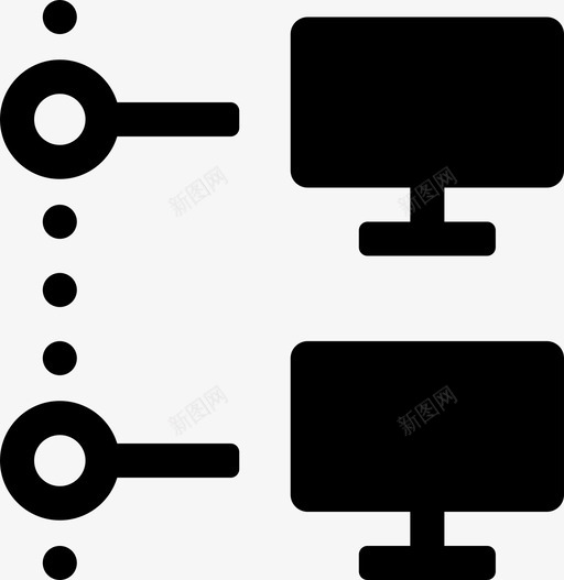 计算机脱机设备断开连接图标svg_新图网 https://ixintu.com internet 屏幕 断开连接 网络 联机数据已填充 计算机脱机 设备