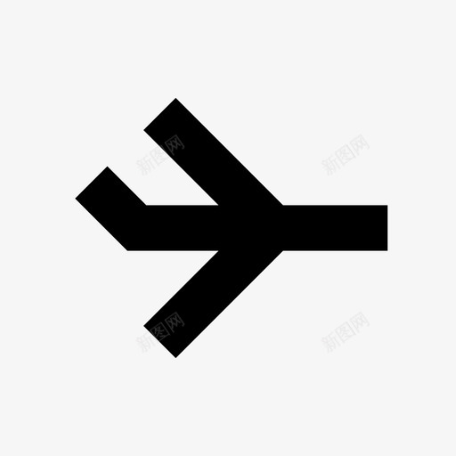 飞机飞行模式机场图标svg_新图网 https://ixintu.com 导航 机场 航班 飞机 飞行模式