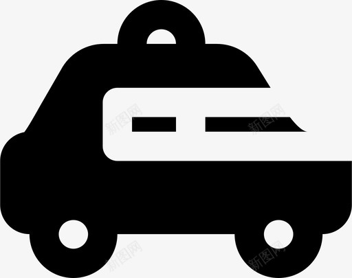 警车交通工具图标svg_新图网 https://ixintu.com 交通工具 警车