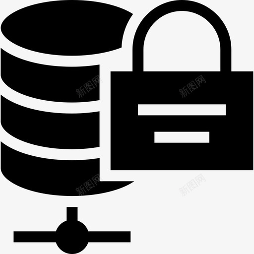 主机阵列锁图标svg_新图网 https://ixintu.com 主机 机架 网络 网页设计开发图示符 锁 阵列