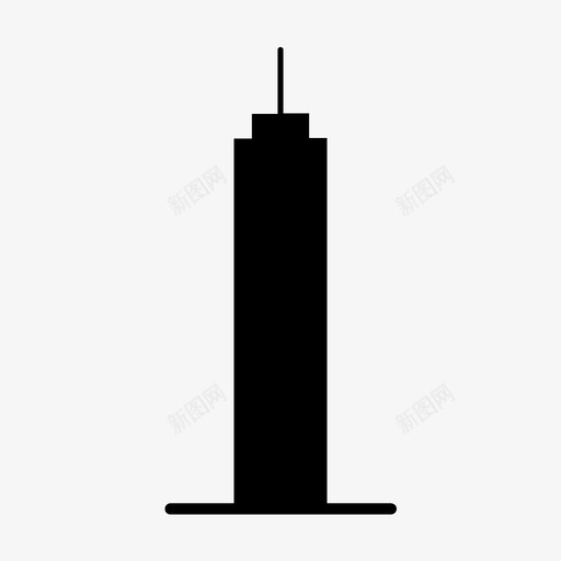 世界贸易中心世贸中心大厦图标svg_新图网 https://ixintu.com 世界贸易中心 世贸中心 塔楼摩天大楼 大厦 纽约 美国