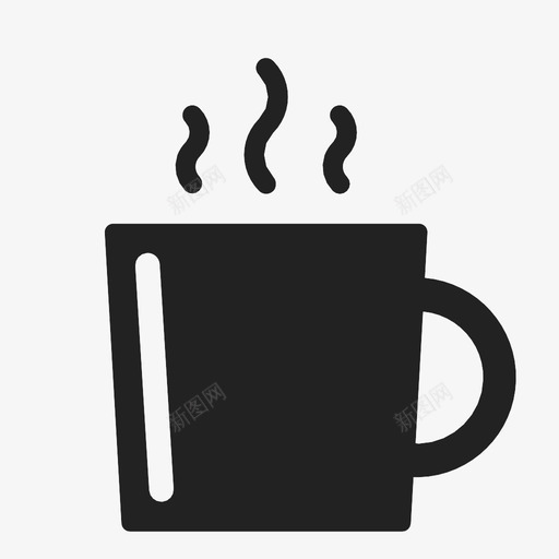 咖啡杯热的杯子图标svg_新图网 https://ixintu.com 咖啡杯 杯子 热的 茶杯