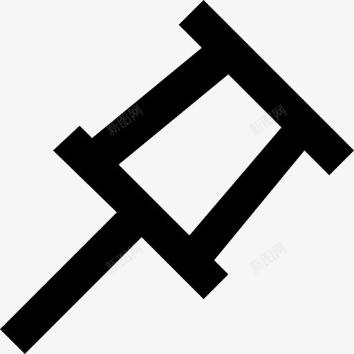 图钉软木板线要素图标集svg_新图网 https://ixintu.com 图钉 线要素图标集 软木板