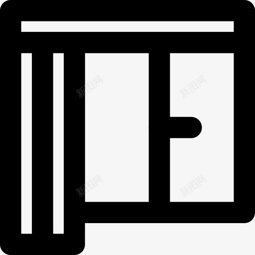 内窗物品家具图标svg_新图网 https://ixintu.com smashicons家居md轮廓 内窗 家具 家居 物品