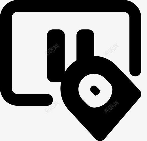 暂停手指手势图标svg_新图网 https://ixintu.com smashicons手势mdsolid 交互 手 手势 手指 暂停