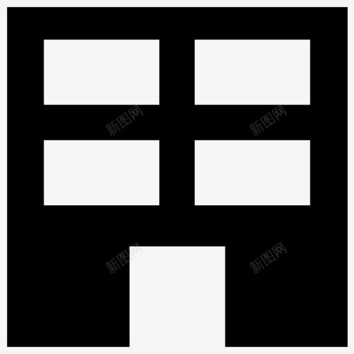 建筑商业公司图标svg_新图网 https://ixintu.com ios网络用户界面 住宅 公司 商业 家庭 建筑