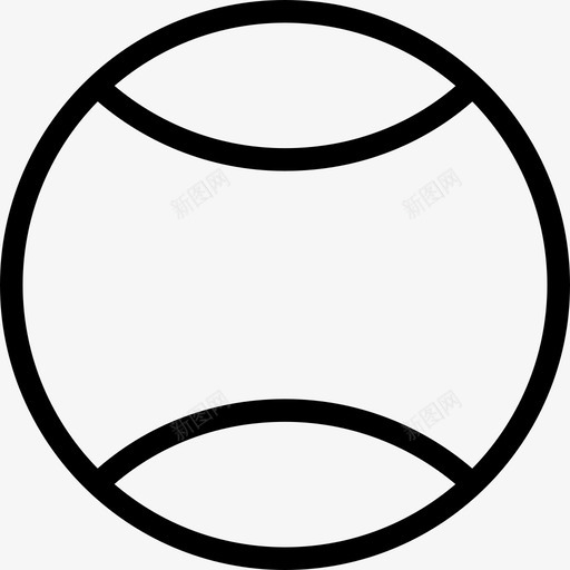 网球设备乐趣图标svg_新图网 https://ixintu.com ios网络用户界面线图标 乐趣 网球 设备 运动