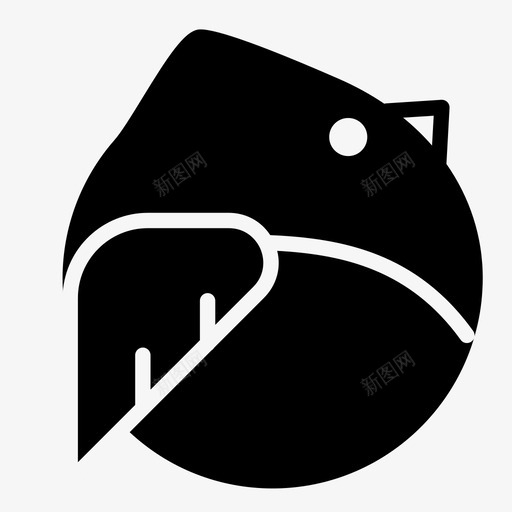 鸟动物羽毛图标svg_新图网 https://ixintu.com 动物 羽毛 苍蝇 鸟