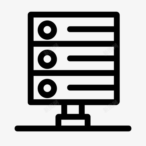 服务器数据互联网图标svg_新图网 https://ixintu.com 互联网 搜索引擎优化 数据 服务器 路由器
