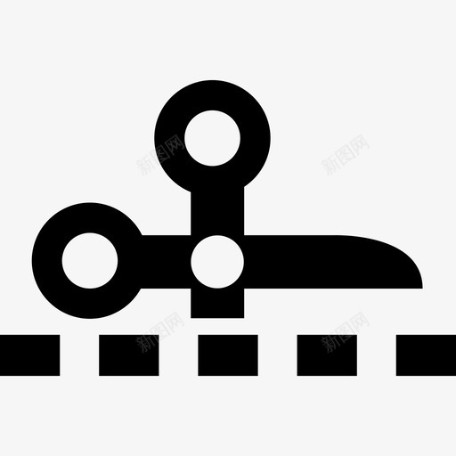 剪切线优惠券折扣图标svg_新图网 https://ixintu.com web元素 优惠 优惠券 剪刀 剪切线 折扣