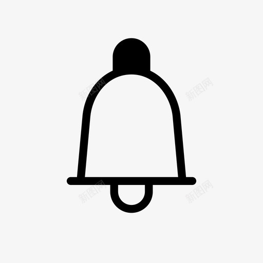 铃圣诞铃门铃图标svg_新图网 https://ixintu.com 圣诞铃 婚礼铃 铃 门铃