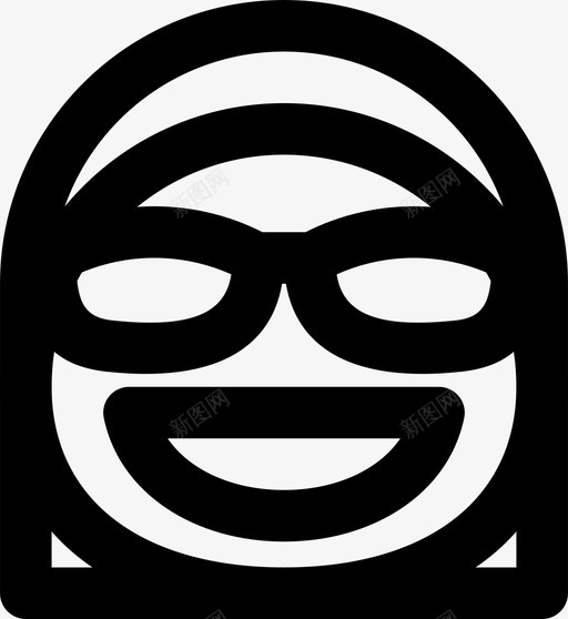 自鸣得意表情脸图标svg_新图网 https://ixintu.com 漂亮图标 脸 自鸣得意 表情 表情md大纲