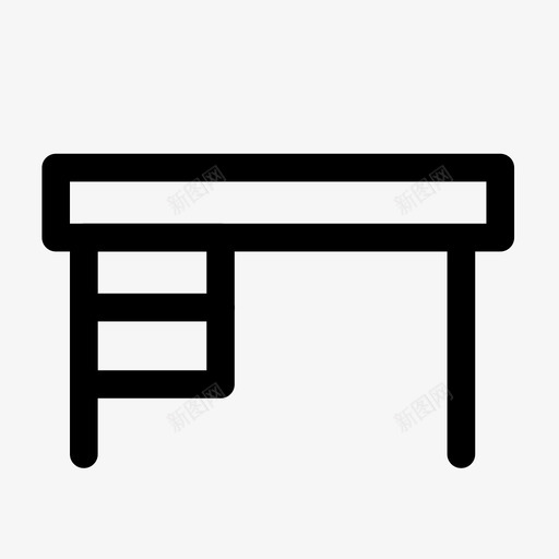 桌子协同工作办公室图标svg_新图网 https://ixintu.com 办公室 协同工作 应用程序办公室图标 桌子