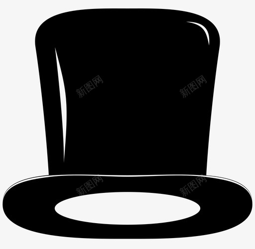 礼帽配件衣服图标svg_新图网 https://ixintu.com 礼帽 衣服 配件 魔术帽