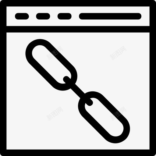 反向链接超链接搜索引擎优化图标svg_新图网 https://ixintu.com 反向链接 搜索引擎优化 搜索引擎优化和营销 网络链接 超链接