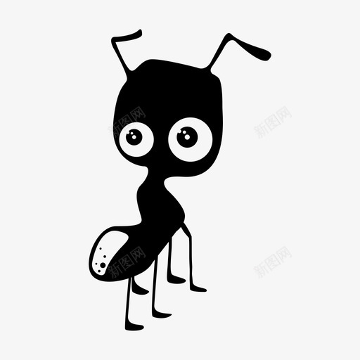 蚂蚁动物昆虫图标svg_新图网 https://ixintu.com 动物 昆虫 蚂蚁