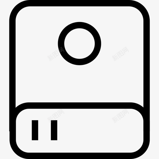 硬盘数据数据存储图标svg_新图网 https://ixintu.com ios网络用户界面线图标 数据 数据存储 硬盘