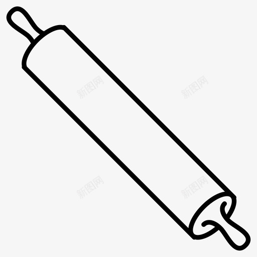 采购产品擀面杖擀面杖烘焙图标svg_新图网 https://ixintu.com 厨房用具 厨房用品 擀面杖 木材 烘焙 烹饪 糕点 采购产品擀面杖