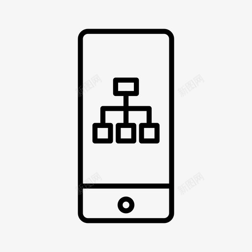 iphone图表设备屏幕图标svg_新图网 https://ixintu.com iphone图表 屏幕 网站地图 设备