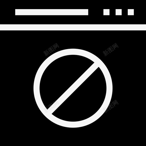 块浏览器internetweb图标svg_新图网 https://ixintu.com internet web web设计开发图示符 块浏览器 窗口
