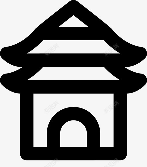 佛龛教堂宗教图标svg_新图网 https://ixintu.com 佛龛 史密顿宗教2md大纲 宗教 寺庙 教堂