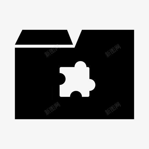 扩展文件夹扩展名文件图标svg_新图网 https://ixintu.com 扩展名 扩展文件夹 拼图 文件 文件夹