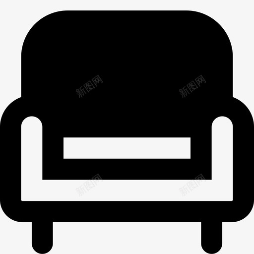 采购产品扶手椅物品家具图标svg_新图网 https://ixintu.com smashicons家庭md固体 家具 家庭 物品 皮革 采购产品扶手椅