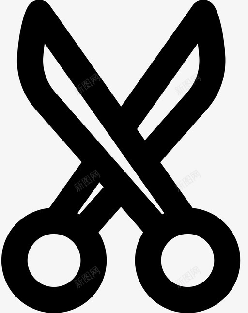剪刀缝纫机图标svg_新图网 https://ixintu.com 剪刀 缝纫机