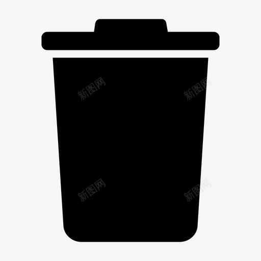 垃圾箱删除移除图标svg_新图网 https://ixintu.com 删除 垃圾箱 移除