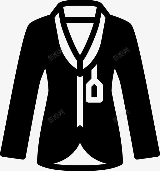 外套衣服时尚图标svg_新图网 https://ixintu.com 外套 女人 女人的衣服 时尚 衣服